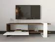 TV-bänk Hanah Home Gaye Valnöt Vit Spånskiva 120x36,8x25 cm - Möbler - 8683743975143 - 4