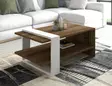 TV-bänk Hanah Home Gaye Valnöt Vit Spånskiva 120x36,8x25 cm - Möbler - 8683743975143 - 3