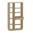 Bokhylla Hanah Home Luma Ek Spånskiva 80,4x188,6x25 cm - Bokhyllor - 8682870101333 - 4
