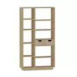 Bokhylla Hanah Home Luma Ek Spånskiva 80,4x188,6x25 cm - Bokhyllor - 8682870101333 - 1