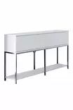 Konsolbord Hanah Home Lord Vit Silver Spånskiva 150x80x30 cm - Byråer och skåp - 8684282484103 - 1