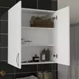 Badrumsskåp Hanah Home Benito Üst Vit Spånskiva 70x80x27,1 cm - Badrumsmöbler - 8681181596593 - 3