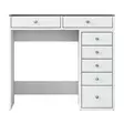 Sminkbord Hanah Home BJ107 Vit Spånskiva 90x79,8x44,5 cm - Toalettbord - 8683742031673 - 1