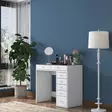 Sminkbord Hanah Home BJ107 Vit Spånskiva 90x79,8x44,5 cm - Toalettbord - 8683742031673 - 3