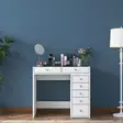 Sminkbord Hanah Home BJ107 Vit Spånskiva 90x79,8x44,5 cm - Toalettbord - 8683742031673 - 4