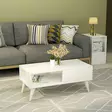 Soffbord Hanah Home Seul Vit Spånskiva 90x40x45 cm - Soffbord - 8683342946193 - 2