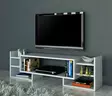 TV-bänk Hanah Home Sema Vit Spånskiva 115x38,2x29,6 cm - TV-bänkar - 8681181627433 - 2