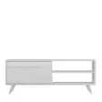 TV-bänk Hanah Home Venedik Vit Spånskiva 120x43,7x29,5 cm - TV-bänkar - 8681875445053 - 1