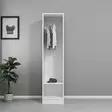 Garderob Hanah Home Kale 190 Vit Spånskiva 45x190x52 cm - Garderober - 8683742559153 - 2