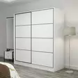 Garderob Hanah Home Kale Vit Spånskiva 180x190x52 cm - Garderober - 8683742562153 - 6