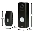 Videodörrklocka med kamera och ringsignal - Dörrklockor och dörrkameror - 8712412592913 - 55