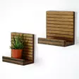 Vägghylla Hanah Home Raf263 Valnöt Plywood 13x13x7 cm - Vägghyllor - 8684282095743 - 2