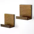 Vägghylla Hanah Home Raf263 Valnöt Plywood 13x13x7 cm - Vägghyllor - 8684282095743 - 4
