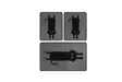 Badrumsmatta Set Mijölnir Flerfärgad 100% Polyester Antibakteriell Halkfri 50x60 cm & 60x100 cm - Badrumsmattor och våtrumsmattor - 8683342801713 - 3