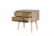 Sängbord Hanah Home Two Sonoma Ek Spånskiva 60x61x40 cm - Nattduksbord - 8681875340853 - 4