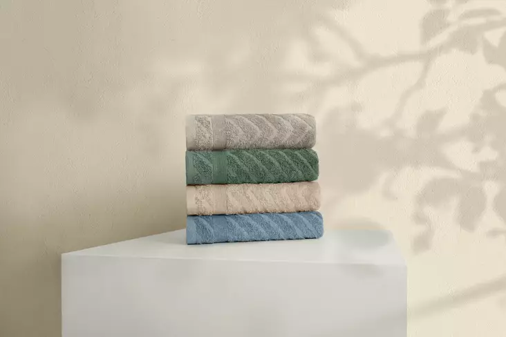 Tvätthandduk Set Mijölnir Flerfärgad 100% Bomull 50x90 cm 4 Delar - Handdukar - 8683743314713 - 1