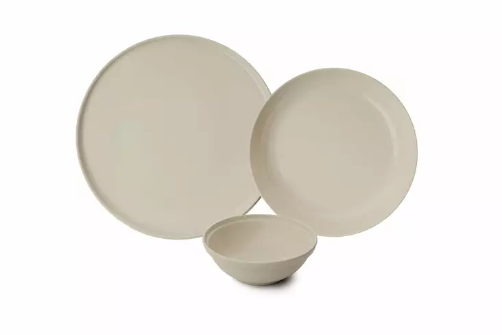 Matsservis Hermia Vit Porslin 12 Delar - Serveringsfat - 8684283900343 - 1