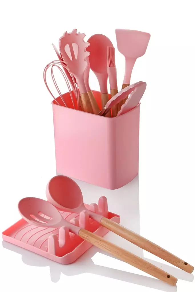 Slevset Hermia Rosa Trä 13 Delar - Bestick och serveringsredskap - 8684282726463 - 1