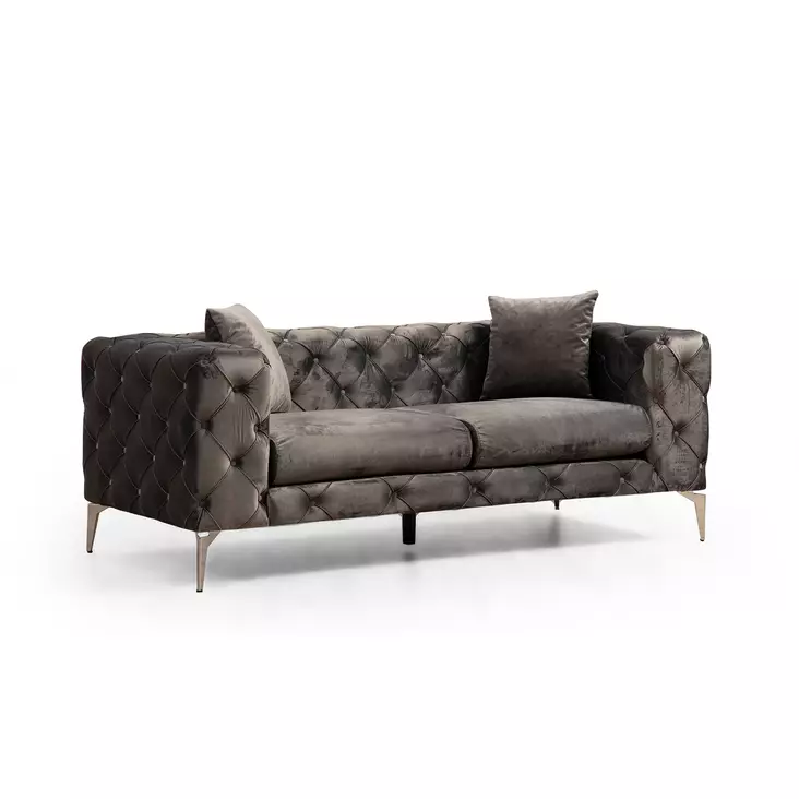 2-sits soffa Atelier del Sofa Como Antracit Polyester 197x90x70 cm - Soffor - 8682870704503 - 1