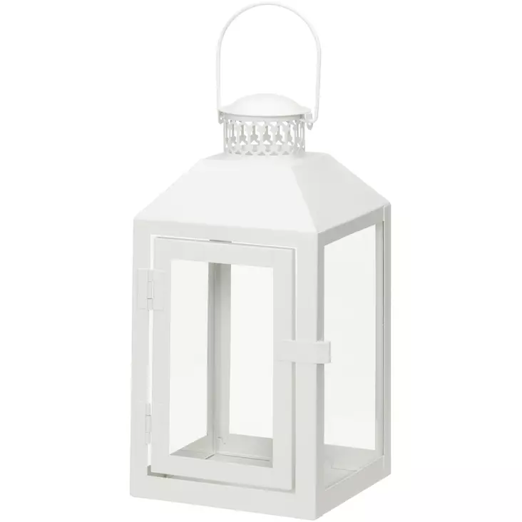 4Living Miia Lyhty valkoinen 25 cm - Ljus och lyktor - 6410416406503 - 1