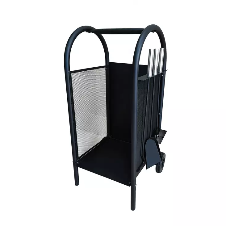 Vedvagn med eldstadstillbehör - Eldstäder och kaminer - 6438014315003 - 1