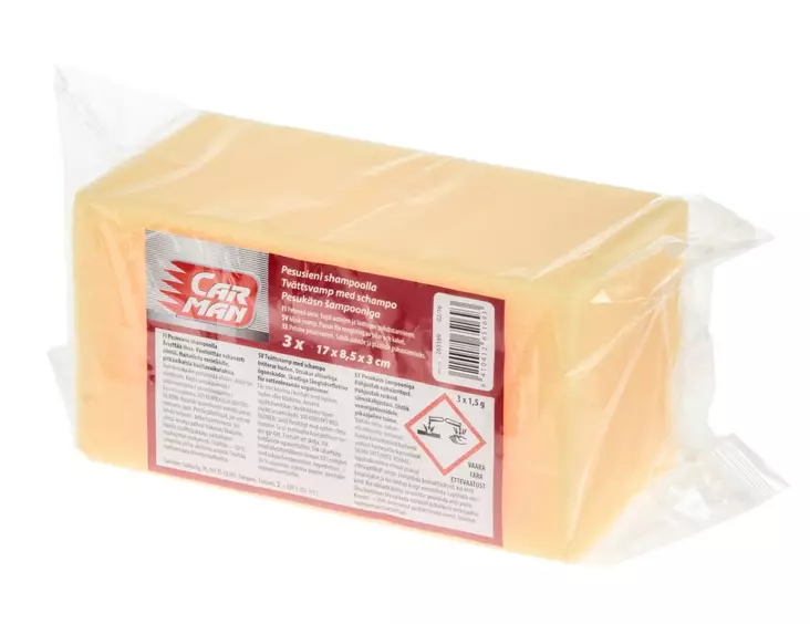 Autonpesusieni shampoolla 3kpl - Bilvårdsprodukter - 6410412651693 - 1