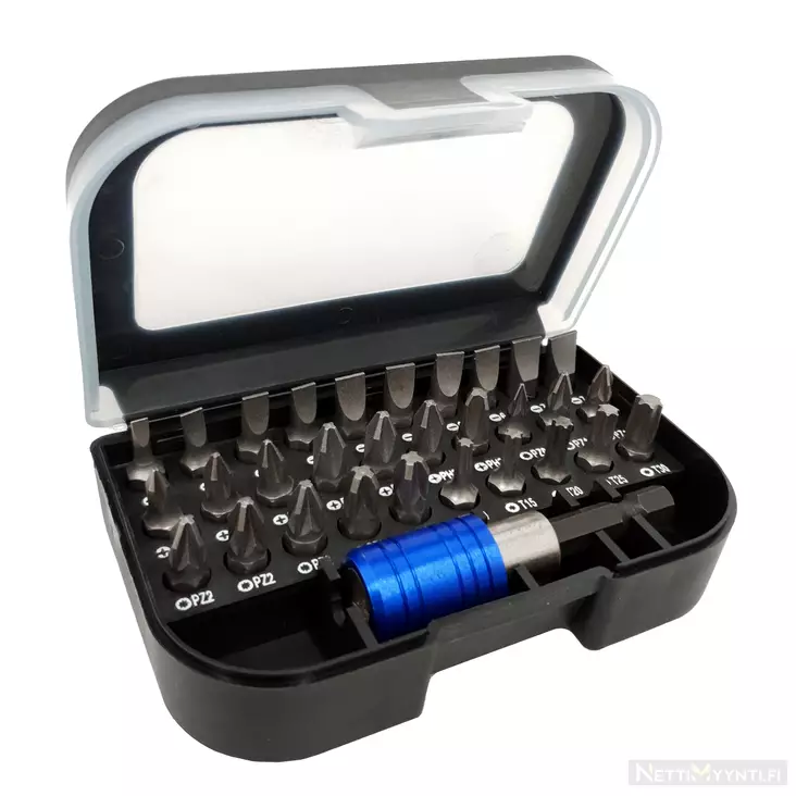 Bitssats 31-delar - Skruvbits och hållare - 6438168087603 - 2
