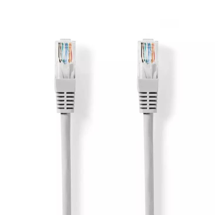 CAT5e nätverkskabel | U/UTP | RJ45 hane | RJ45 hane | 15.0 m | Rund | PVC | Grå | Label - Dator och nätverk - 5412810428113 - 1