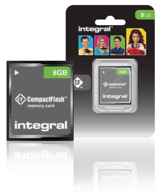 CF (Compact Flash) Minneskort 8 GB - Minneskort och kortläsare - 5055288417533 - 1