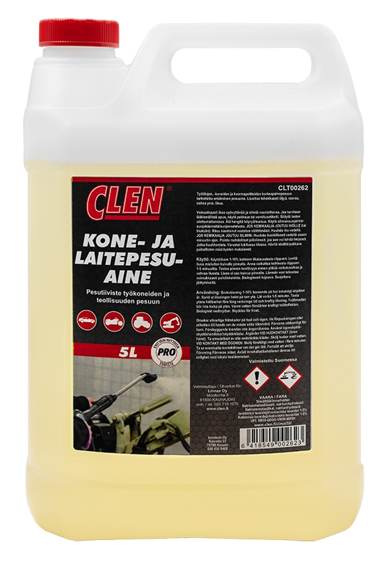 Clen kone-ja laitepesuaine 260 / 5L - Bilvårdsprodukter - 6418549002623 - 1
