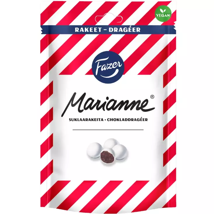 Fazer Marianne chokladdragéer 175g - Lakrits och salmiak - 6416453039933 - 1