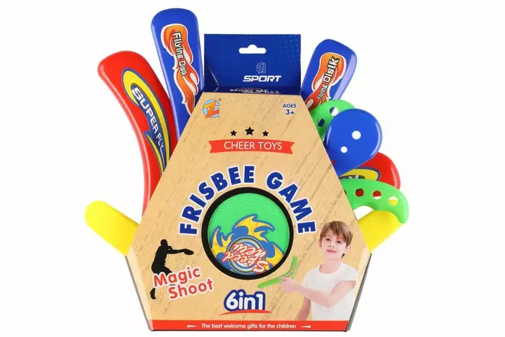 Frisbee setti 6 kpl - Frisbeegolf - 6410416156613 - 1