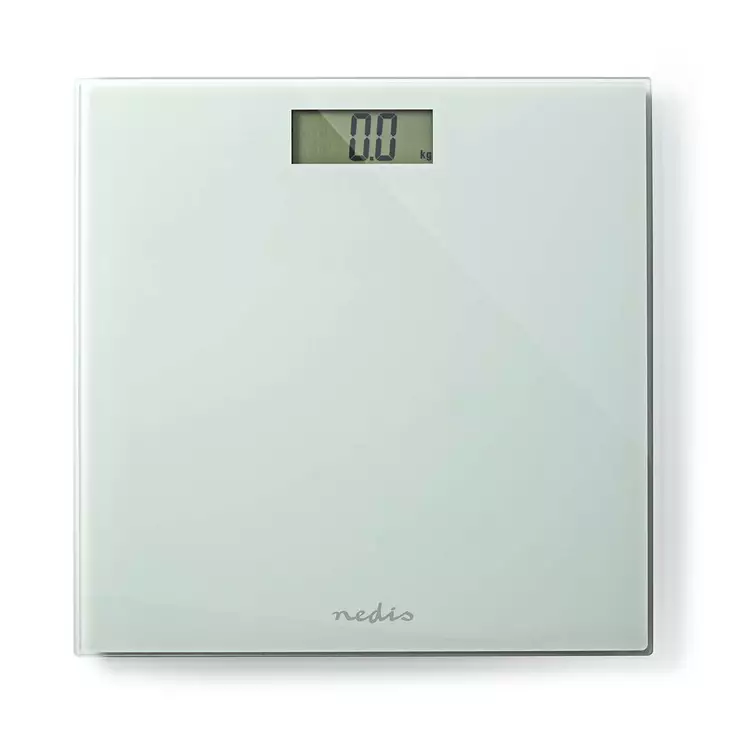Personvåg | Digital | Vit | Härdat Glas | Maximal vägningskapacitet: 150 kg - Vågar och kroppssammansättningsmätare - 5412810334513 - 1