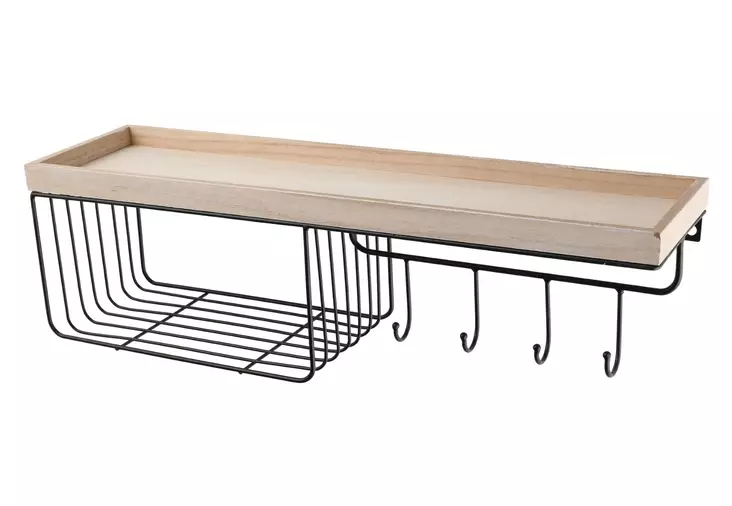 Hylly naulakolla 4Living - Hylla och klädhängare - 6410416120003 - 1