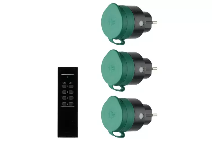 Pistorasiat 3 kpl kauko-ohjattavat ulkok=C3=A4ytt=C3=B6=C3=B6n p=C3=A4=
=C3=A4kuva=20 - Timers & fjärrstyrda uttag - 6410413209213 - 1