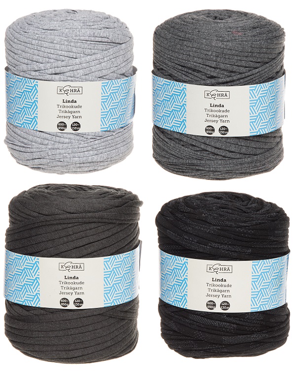 Garn Linda mörkgrå - Trådar och sybehör - 6410413010253 - 1