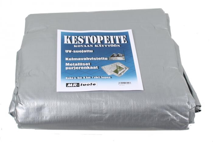 Kestopeite 3x5m, hopea - Presenningar - 6430013069093 - 1