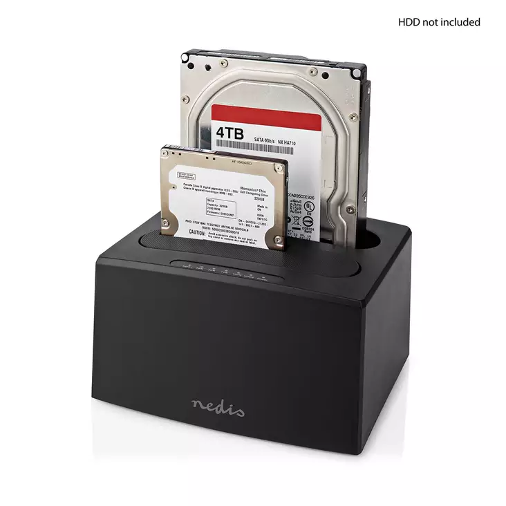 Hård disk Dockningsstation | USB 3.2 Gen1 | USB Type-A | 2 Skivor | 2.5 / 3.5 " | USB 3.2 Gen1 | Dockning | Skrivbord - Andra styr- och inmatningsenheter - 5412810414123 - 1