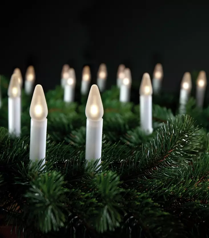 Kuusenkynttil=C3=A4t 16 led matta - Ljusslingor - 6435200268433 - 1