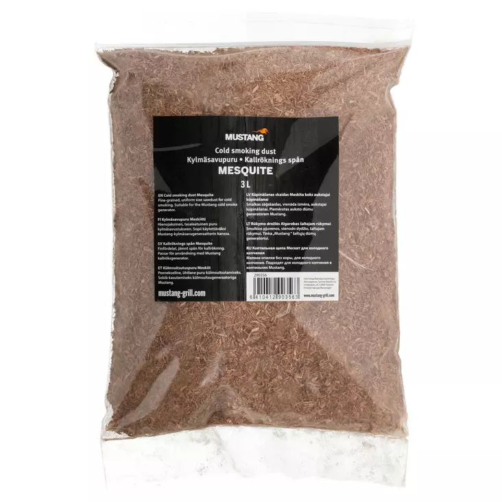 Spån för kallrökning Mesquite Mustang - Grilltillbehör - 6410412903563 - 1