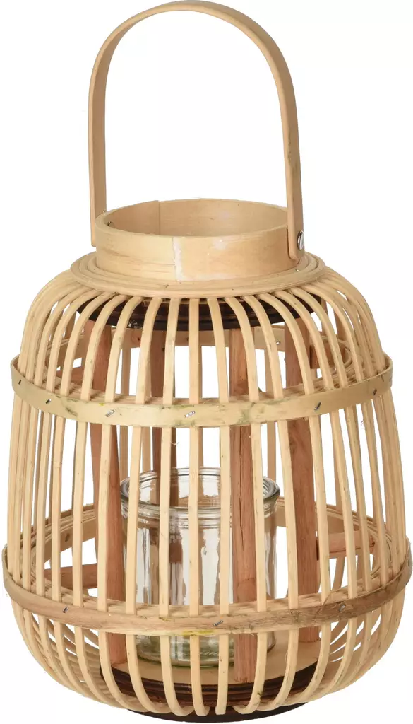 Lyhty Bambu 19x25cm P=C3=A4=C3=A4kuva - Ljus och lyktor - 8720573133753 - 2