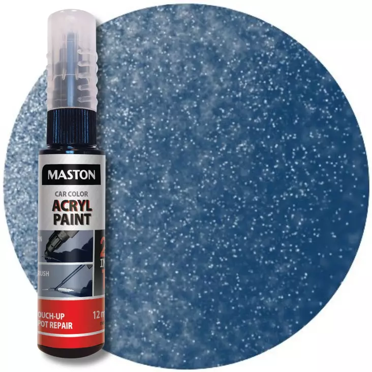 Färg CarColor Touch-Up 12ml 125010 Blå metallic - Billackfärger - 6412490024093 - 1