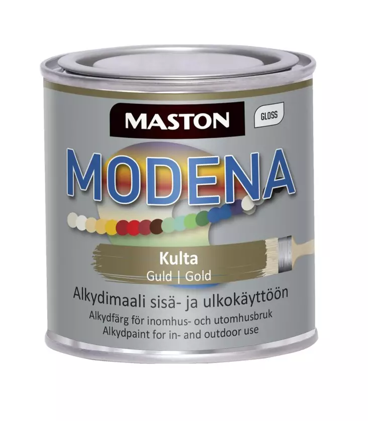 Maali Maston Modena kulta 250ml - Metall- och möbelmålningar - 6412496049953 - 1