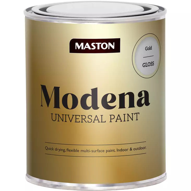 Färg Modena guld 1 L - Metall- och möbelmålningar - 6412490031213 - 1