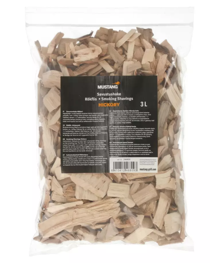 Mustang savustushake Hikkori 3 L - Grilltillbehör - 6410412468093 - 1