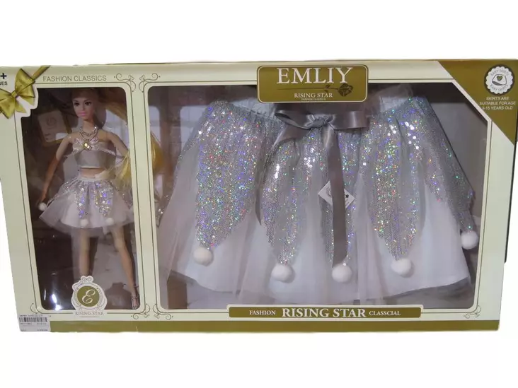 Docka med kjol - Dockor och docktillbehör - 6438484000003 - 1