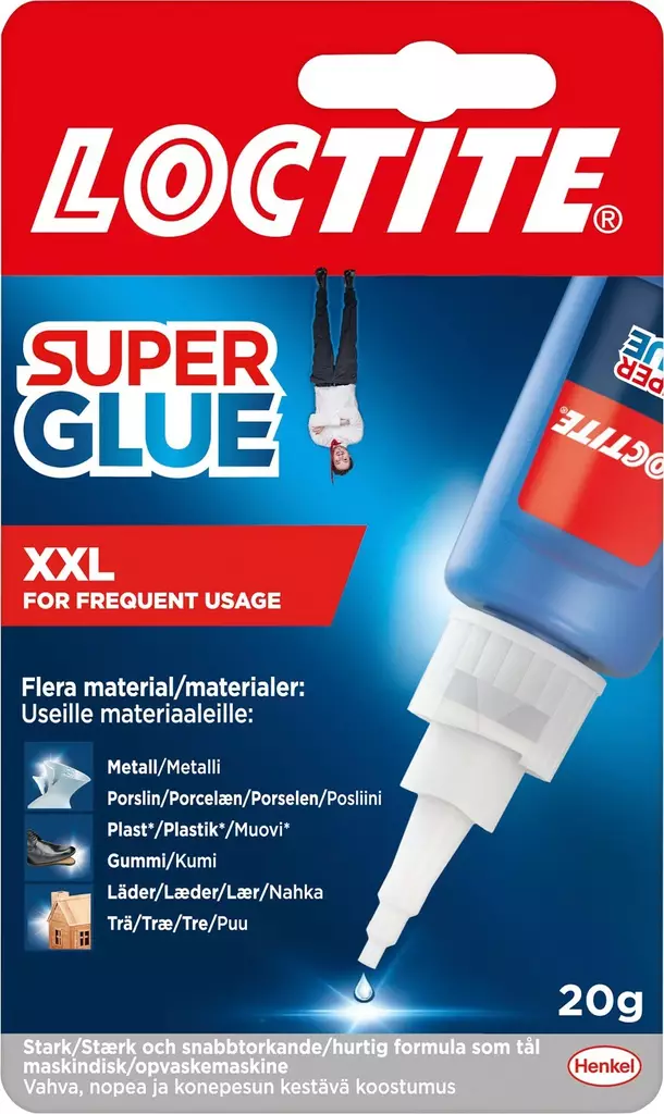 Loctite_Super_Glue_Bottle_XXL_20g - Limprodukter - 7332531087933 - 1