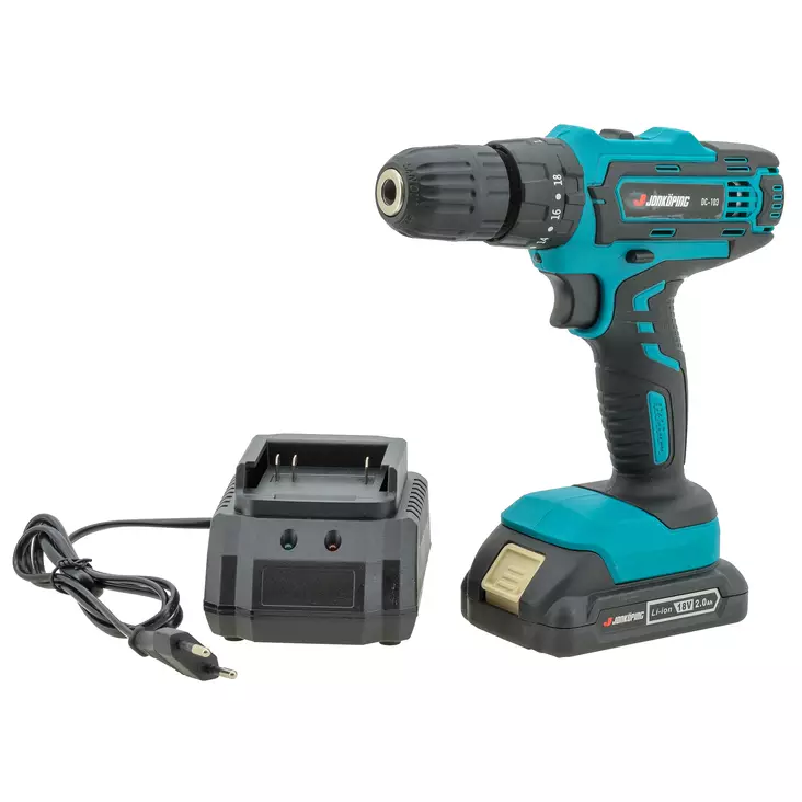 Porakone Jonk=C3=B6ping Li-ion 18V+akku 2,0Ah - Batteridrivna borrmaskiner och skruvdragare - 6438168113333 - 1