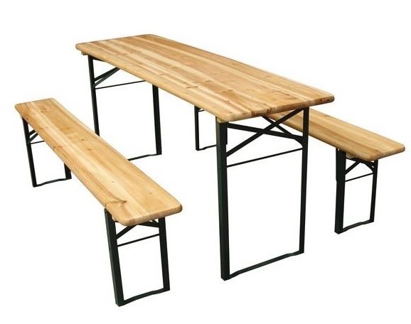 Puutarhap=C3=B6yt=C3=A4 ja kaksi penkki=C3=A4=20 - Trädgårdsmöbelgrupper - 6438168095653 - 1