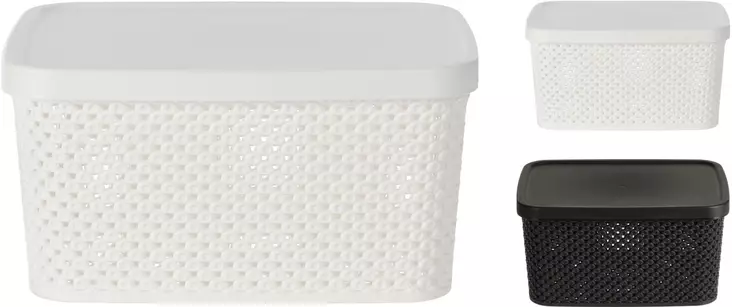 S=C3=A4ilytyslaatikko kannella 23x17x12cm - Plastlådor och förvaringslådor - 8720573156813 - 1